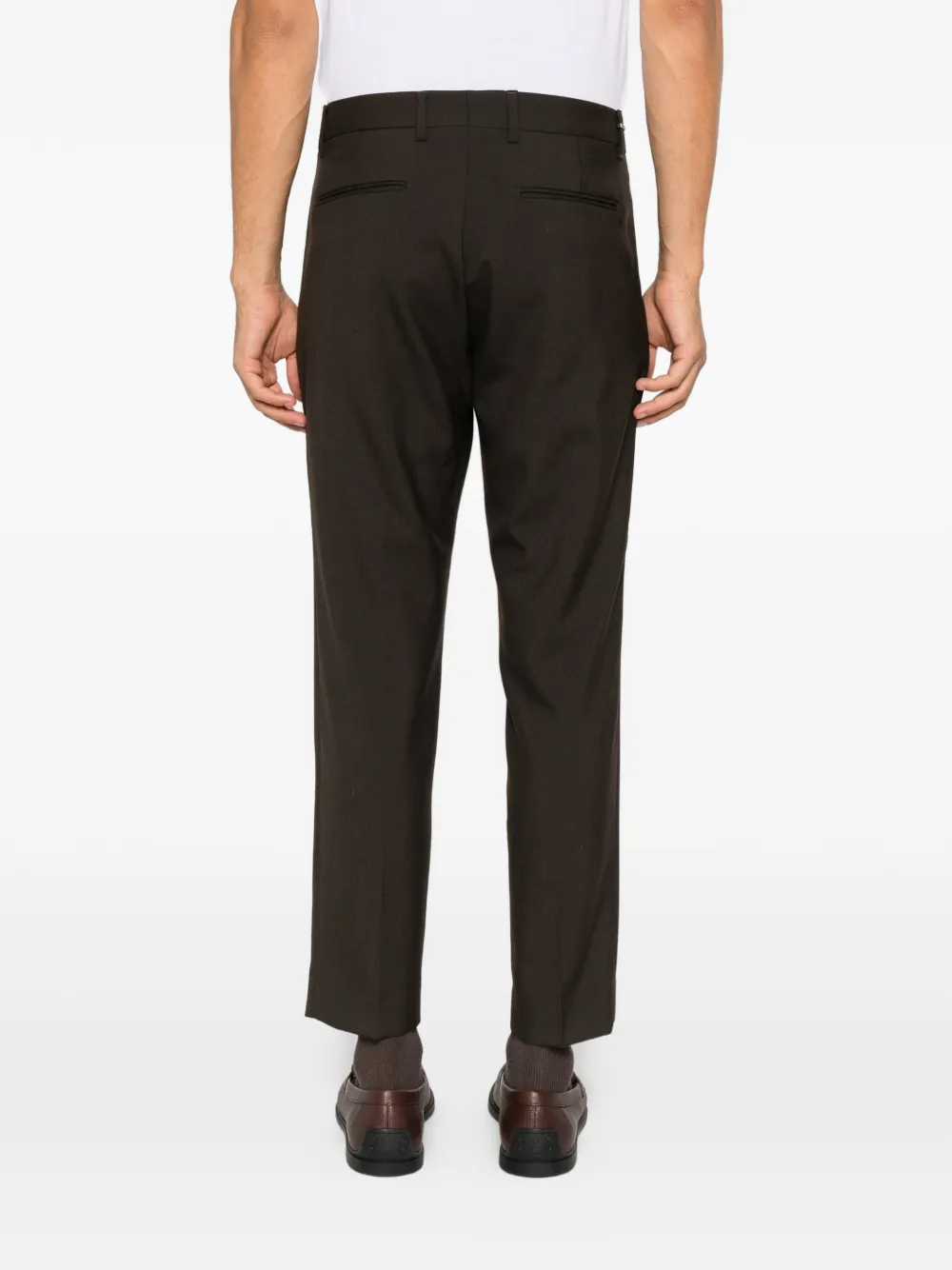 BE ABLE Wollen pantalon Zwart
