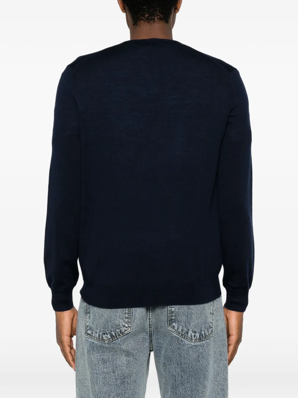 Polo Ralph Lauren crew-neck logo sweater Blauw
