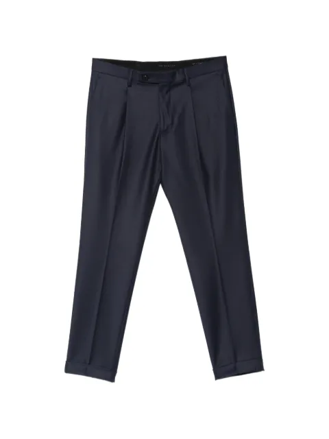 michael coal Frederick pleated turn-up trousers