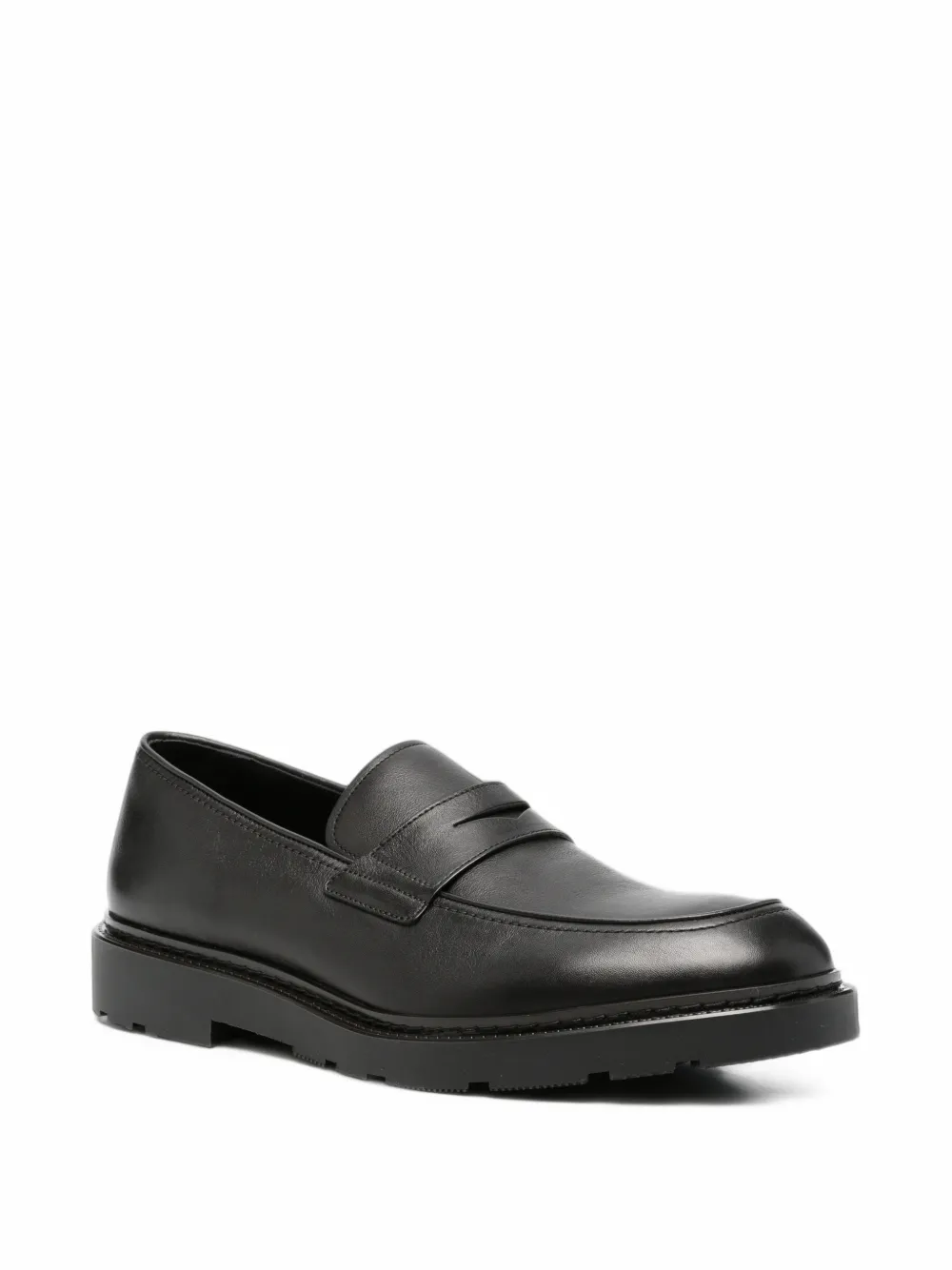 Fratelli Rossetti Leather Penny Loafers In Animal Print
