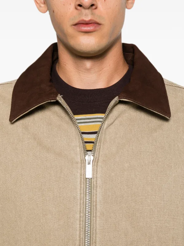 Drôle De Monsieur zip-fastening long-sleeve Jacket | Neutrals