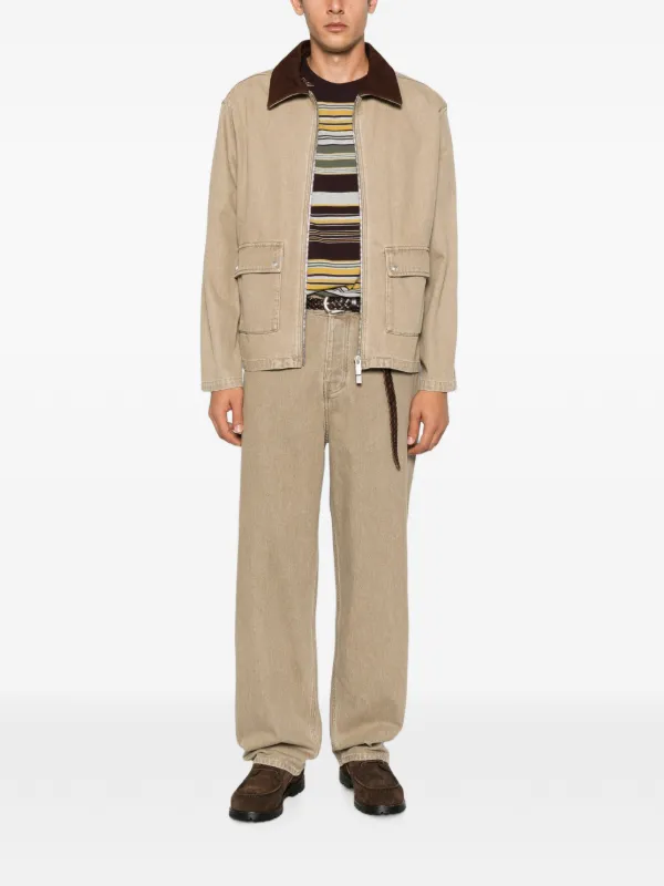 Drôle De Monsieur zip-fastening long-sleeve Jacket | Neutrals