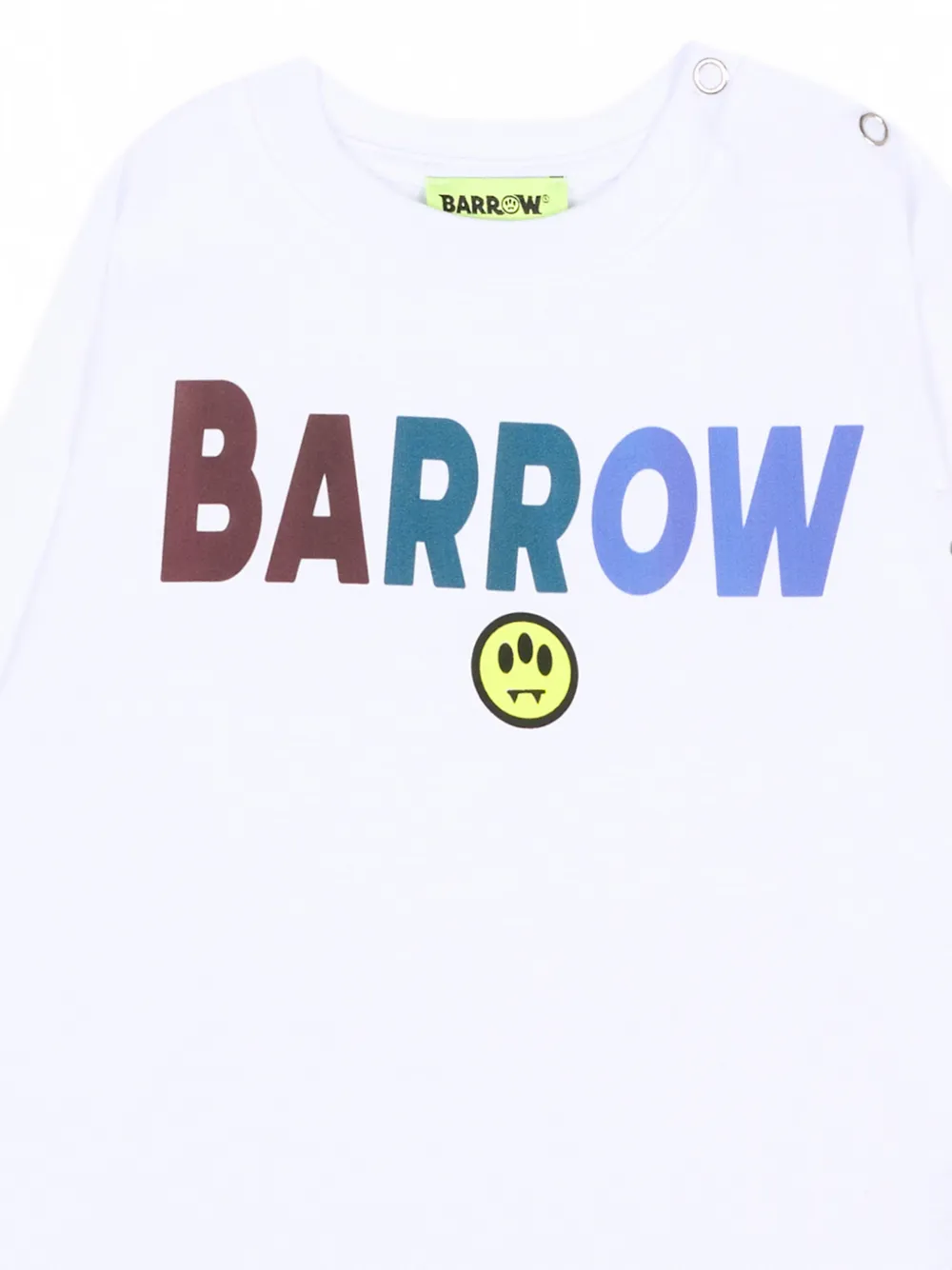 Barrow kids T-shirt met lange mouwen Wit