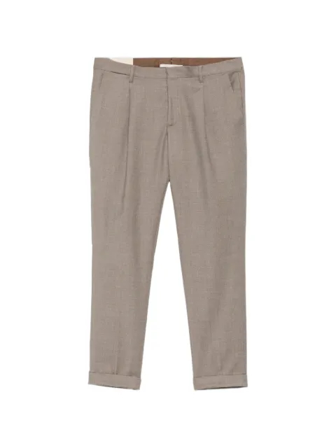 Briglia 1949 Tiberio pleated turn-up trousers