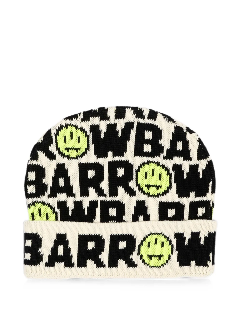 Barrow kids logo-intarsia beanie hat - Toni neutri