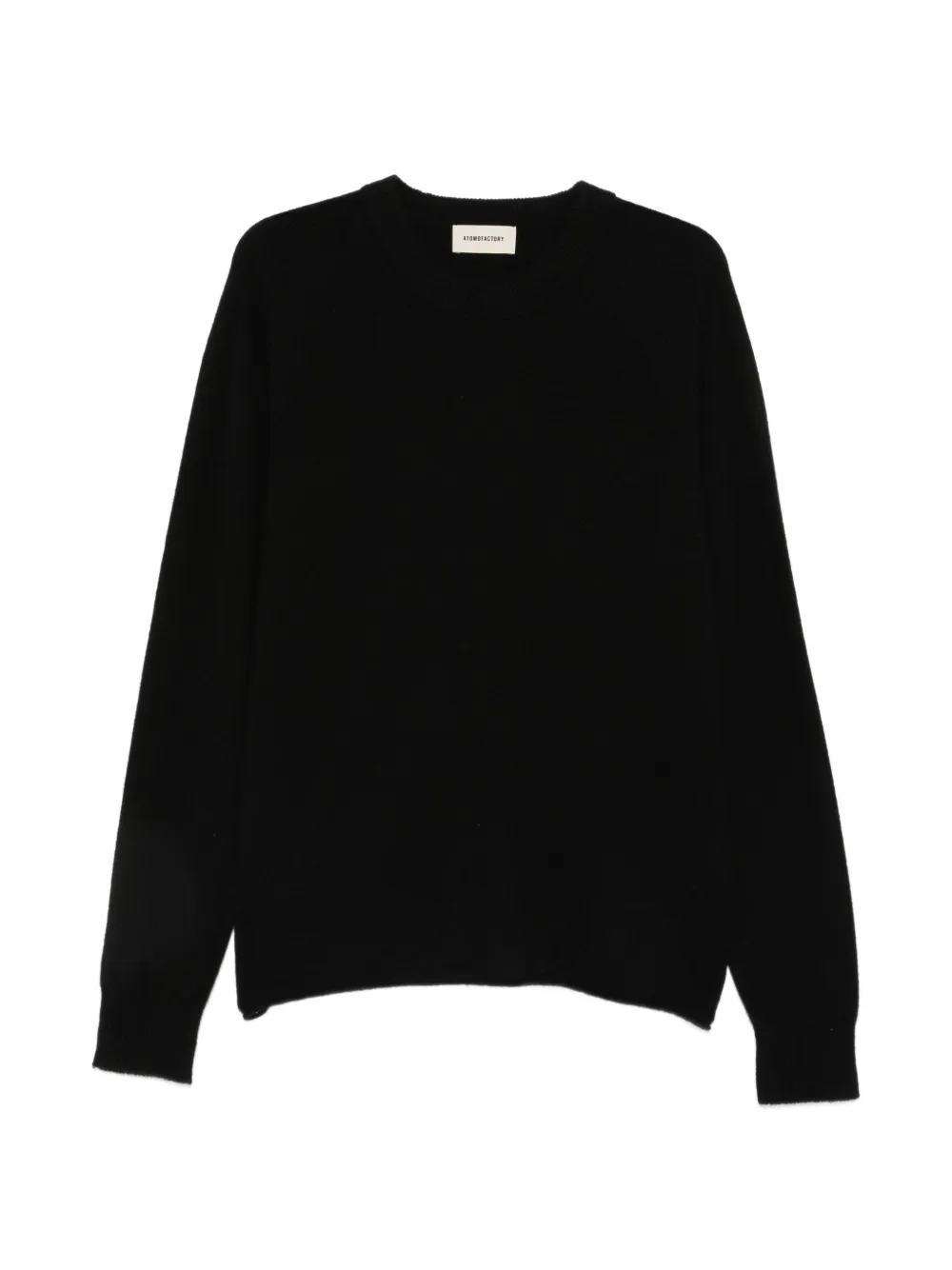 atomo factory crew-neck ribbed-trim sweater - Nero