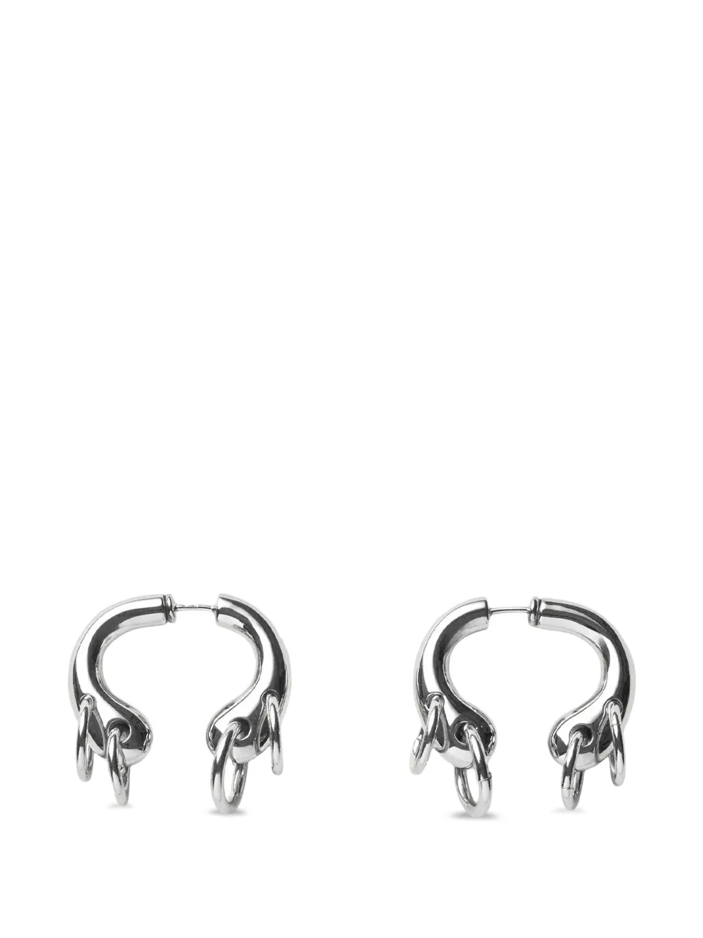 Panconesi Helix hoop earrings - Argento