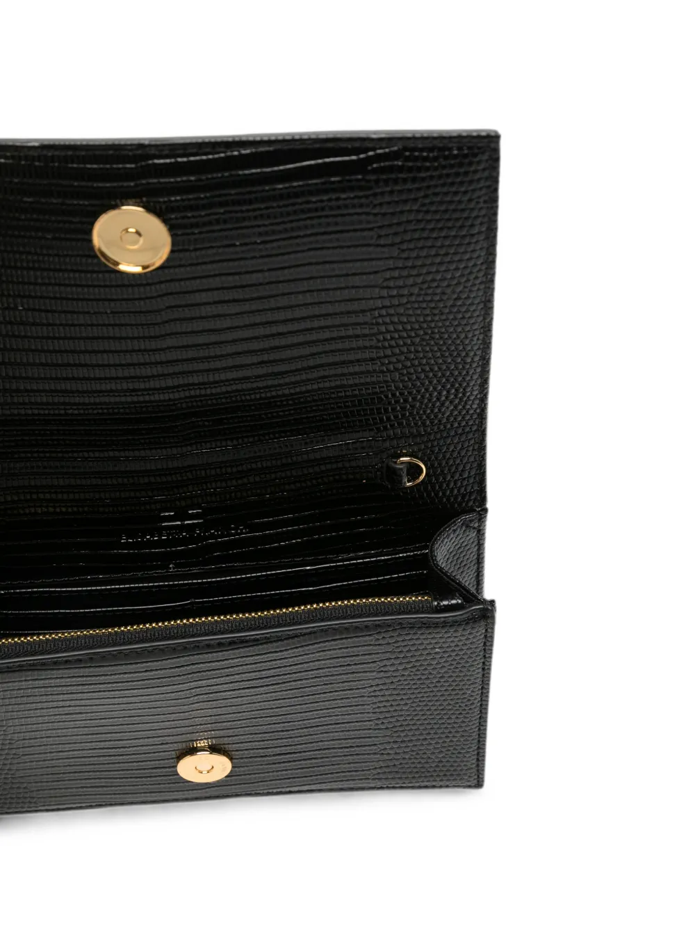 Elisabetta Franchi Crossbodytas met logoplakkaat Zwart