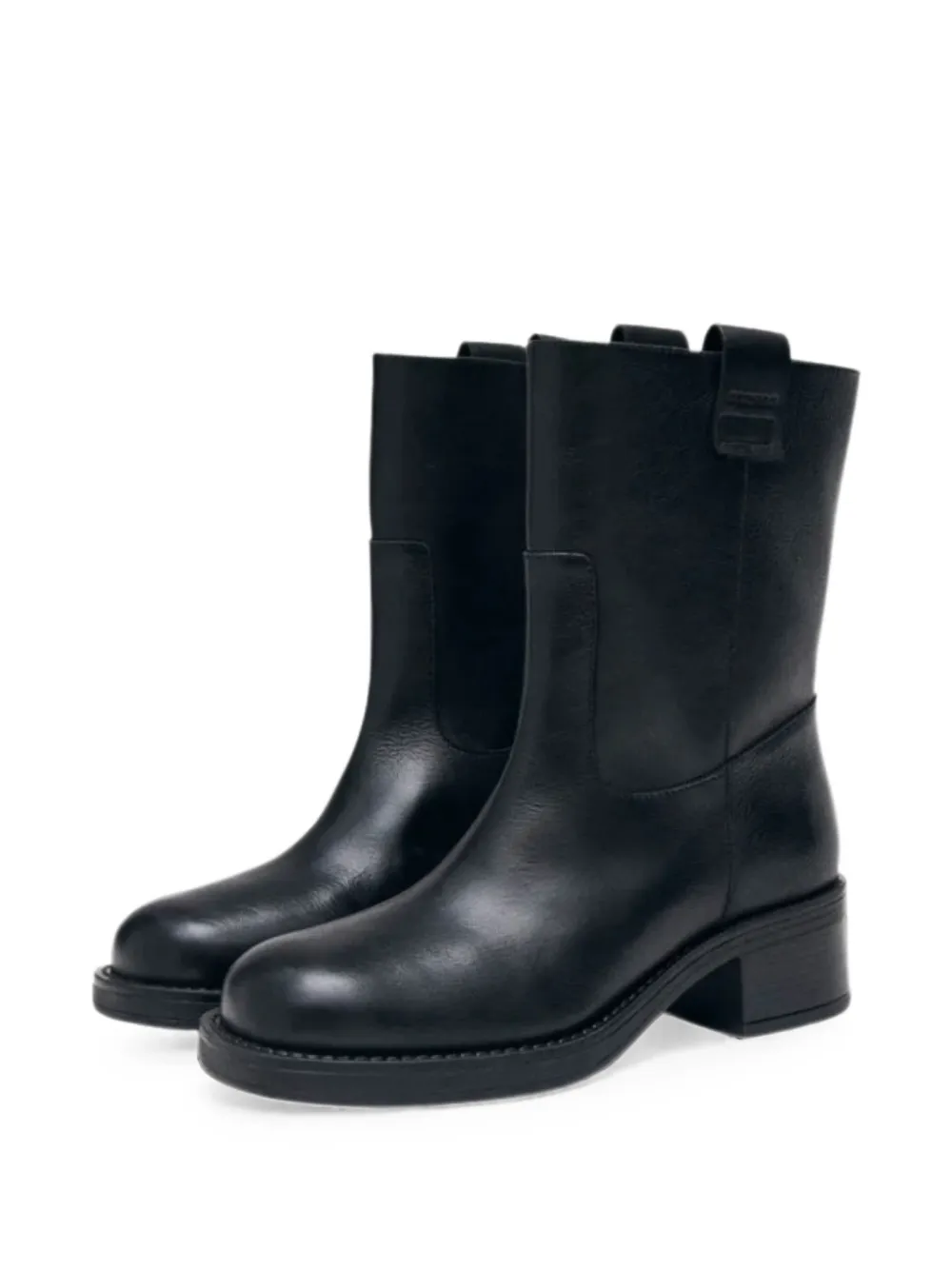 ALOHAS leather pull-on boots Zwart