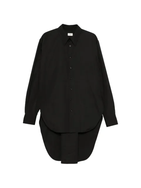Saint Laurent high-low-hem button-down shirt