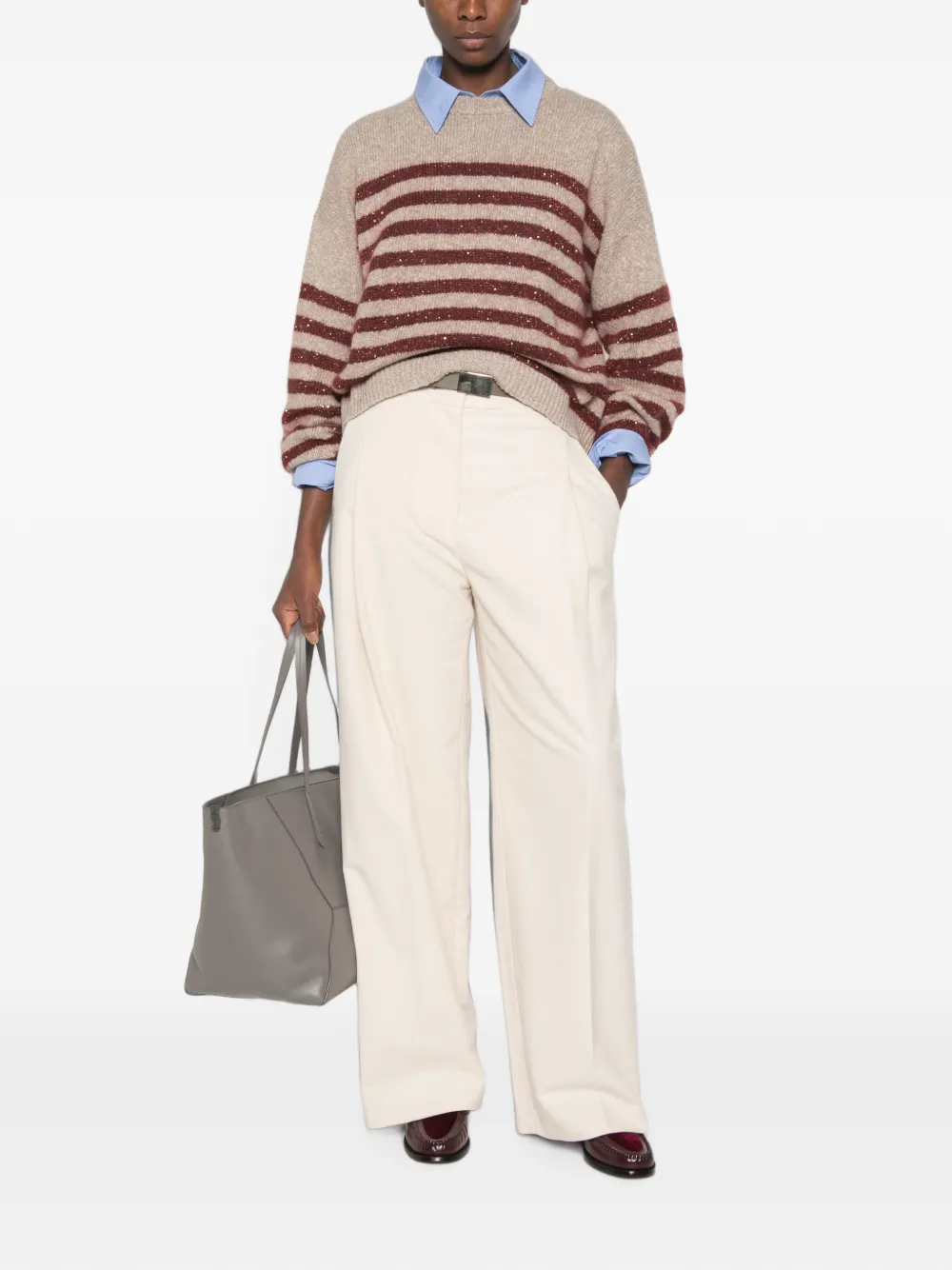 Brunello Cucinelli Plooibroek Beige