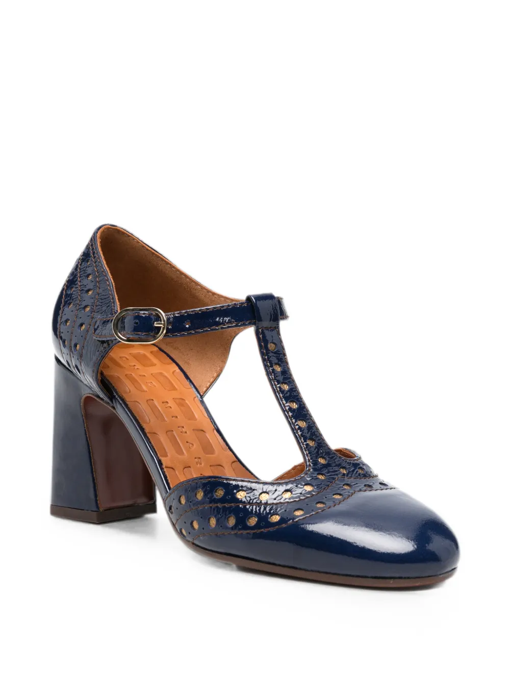 Chie Mihara Mante T-bar heeled pumps Blauw