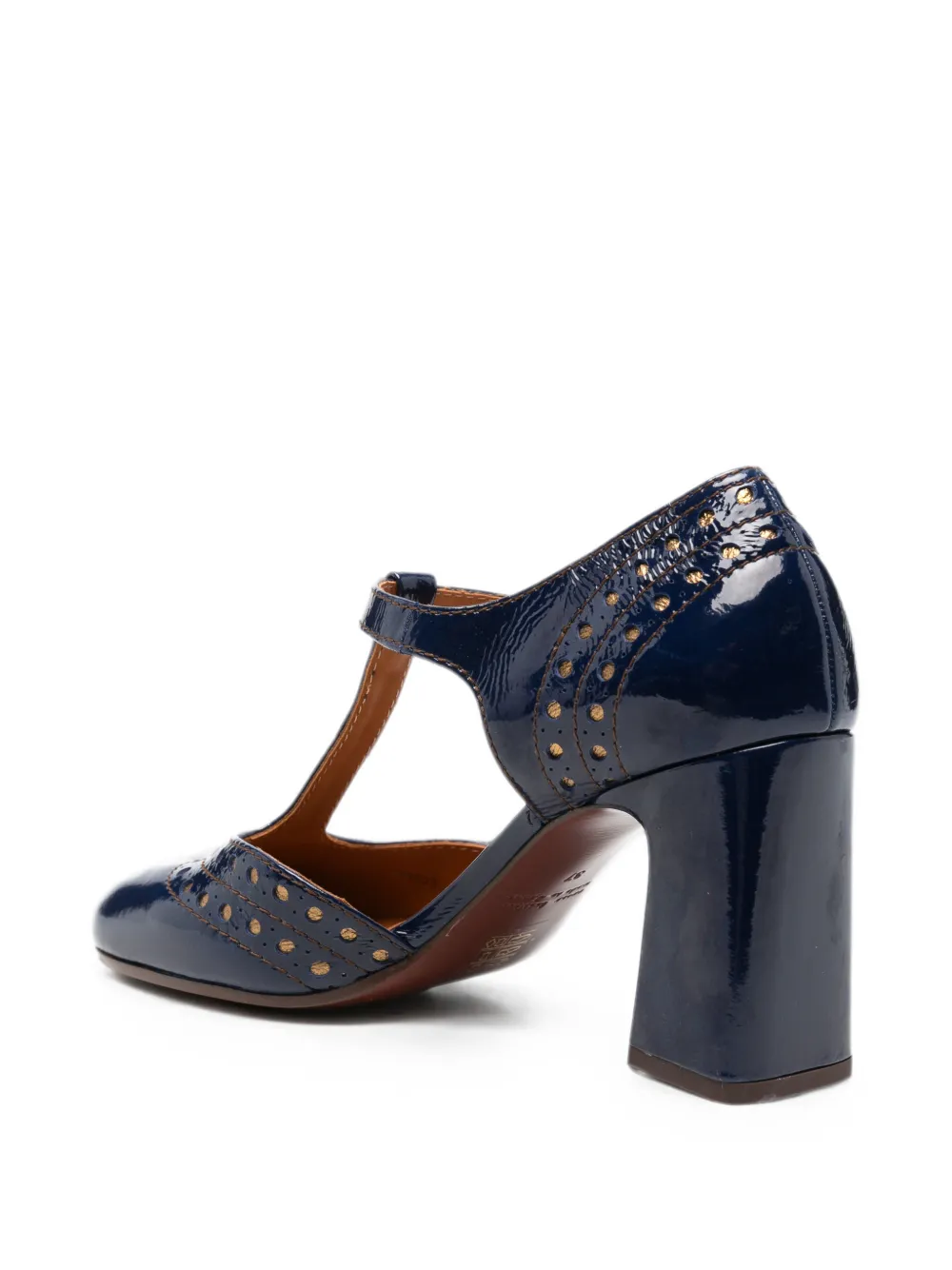 Chie Mihara Mante T-bar heeled pumps Blauw