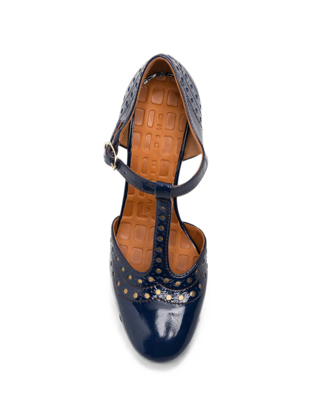 Chie Mihara Mante T-bar heeled pumps Blauw