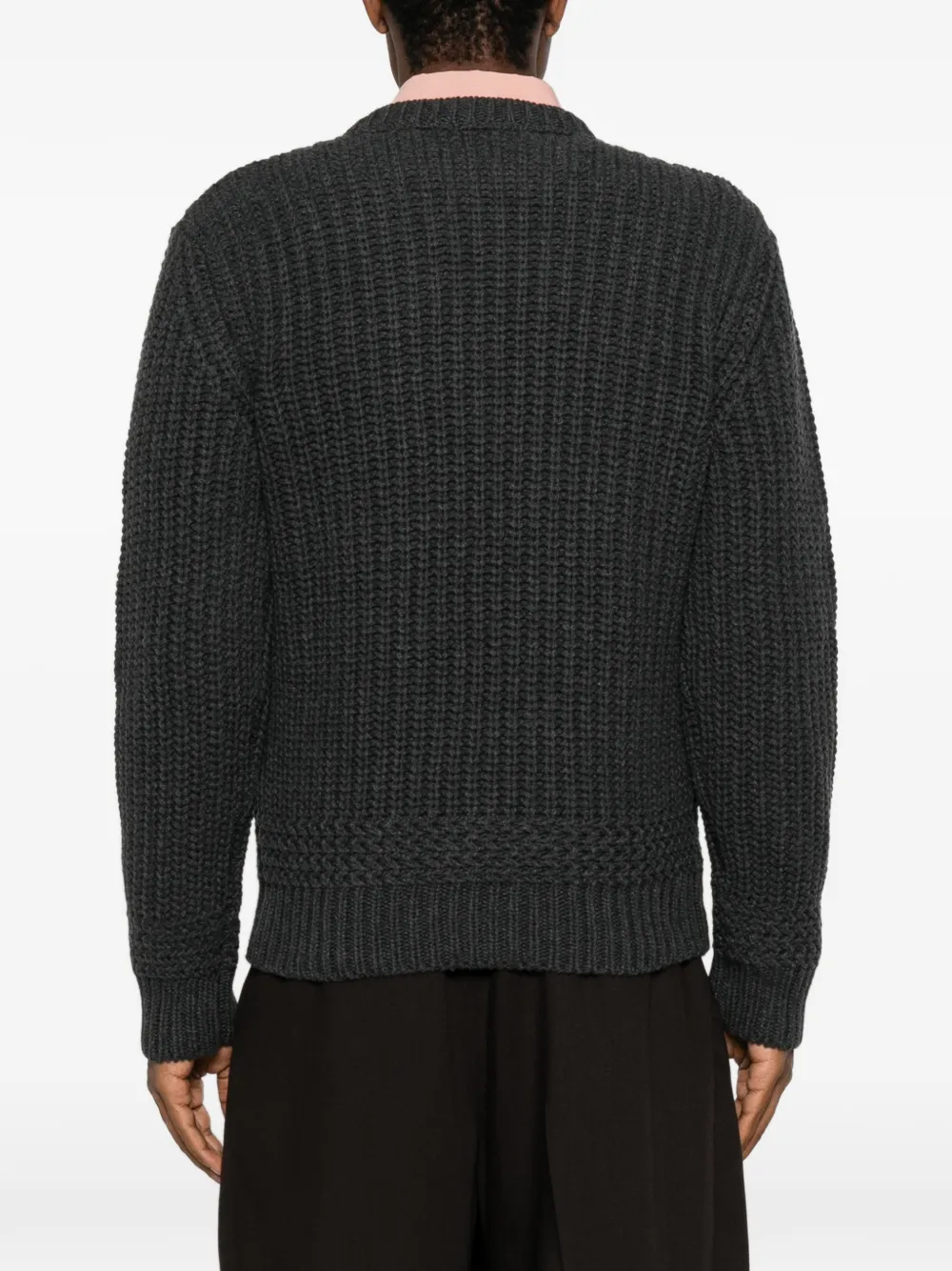 A.P.C. Ribgebreide trui Grijs