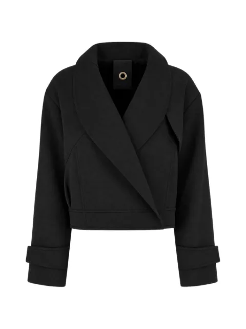 Giorgio Armani shawl-collar cropped jacket