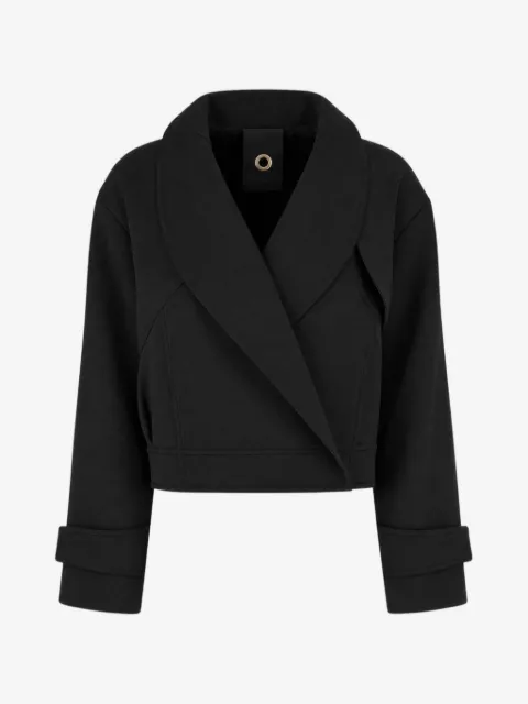 Giorgio Armani shawl-collar cropped jacket
