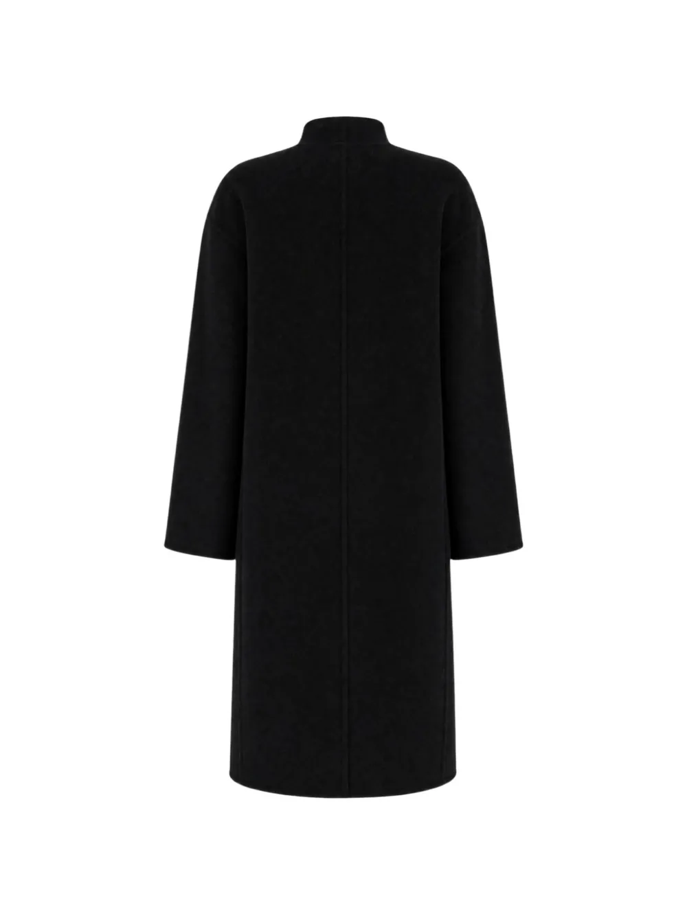 Alberta Ferretti Jas met ceintuur en knoopdetail Zwart