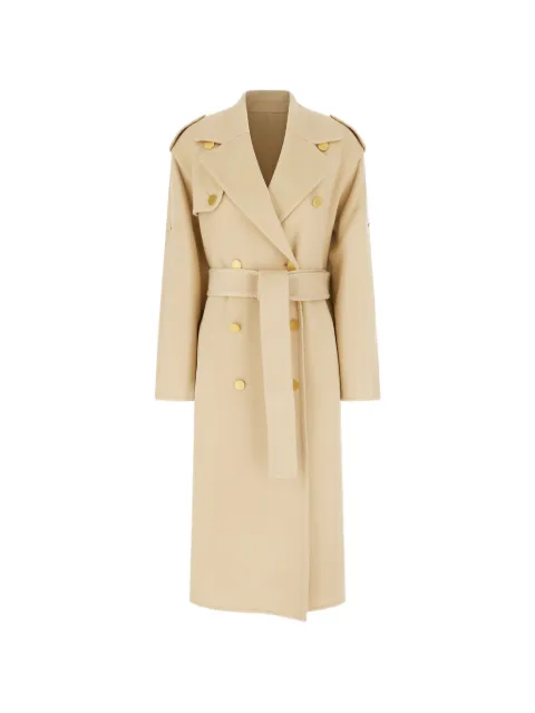 Alberta Ferretti double-breasted belted coat