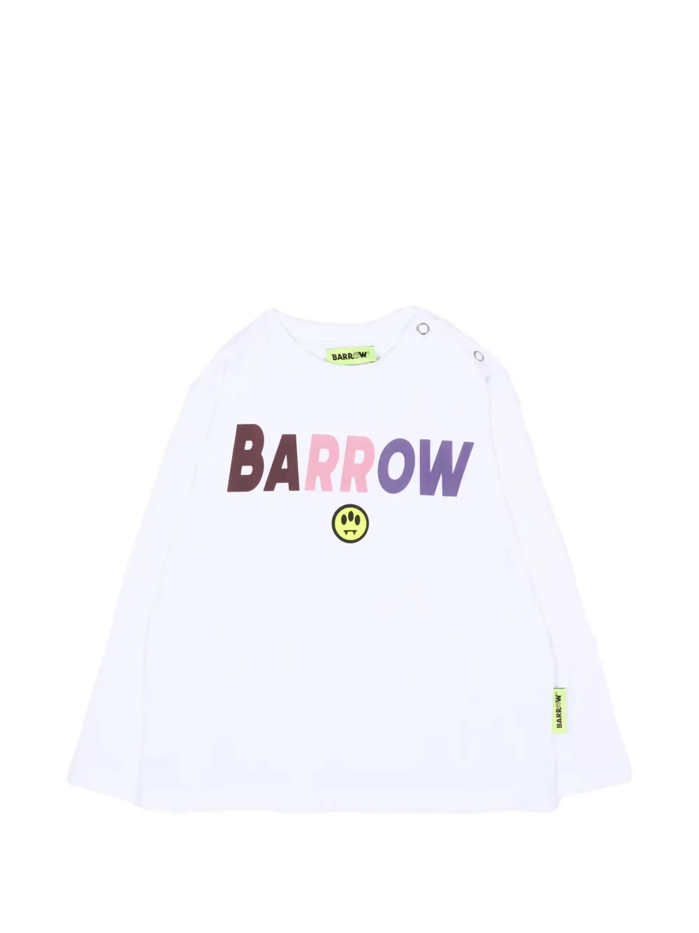 Barrow kids long-sleeve T-shirt - Bianco