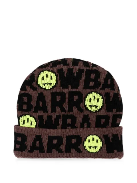 Barrow kids bonnet à logo intarsia