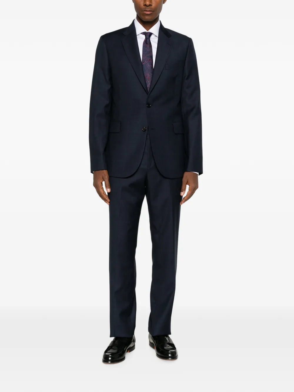 Paul Smith Pak met enkele rij knopen Blauw