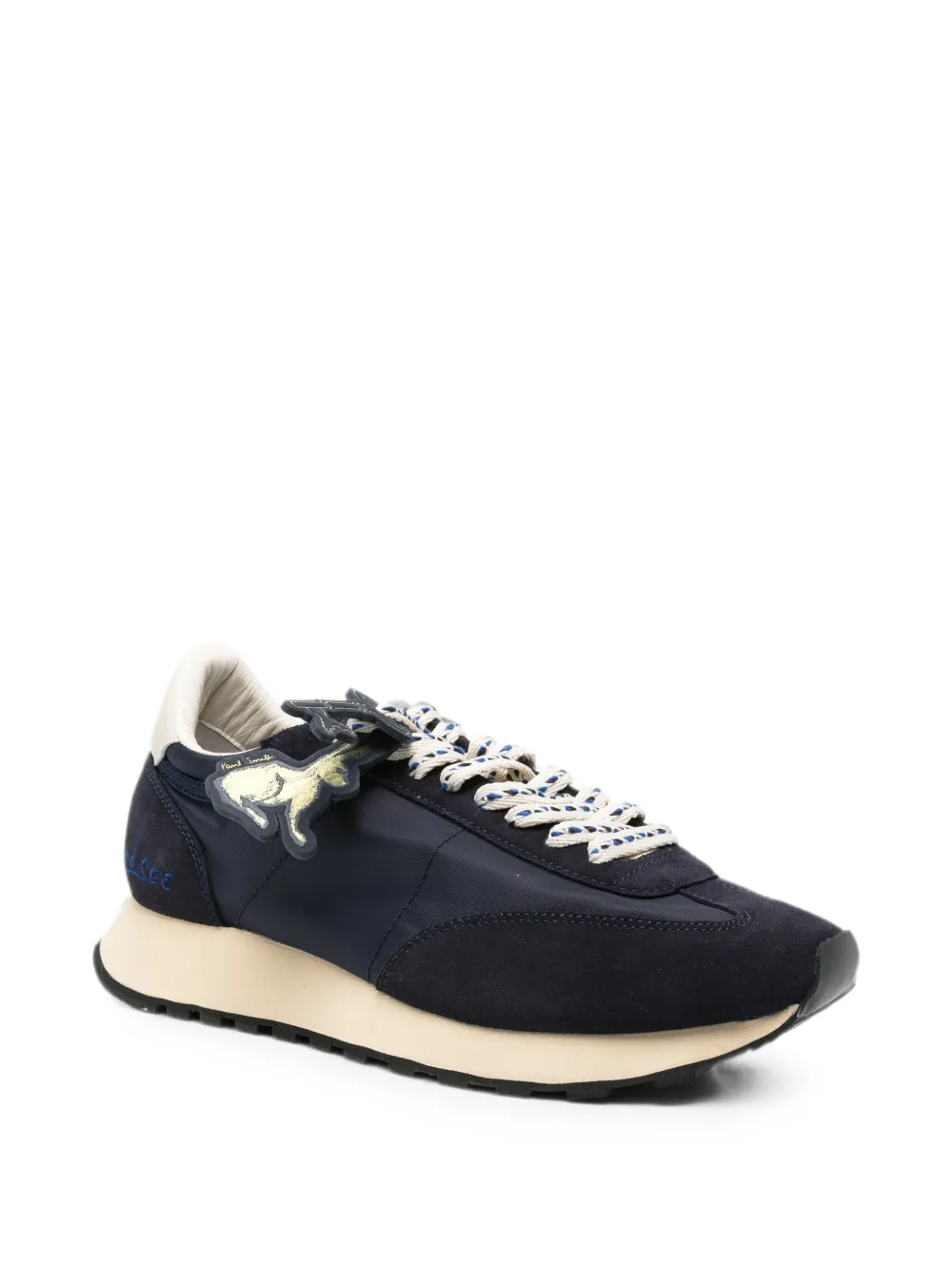 Paul Smith Criss sneakers met leren afwerking Blauw