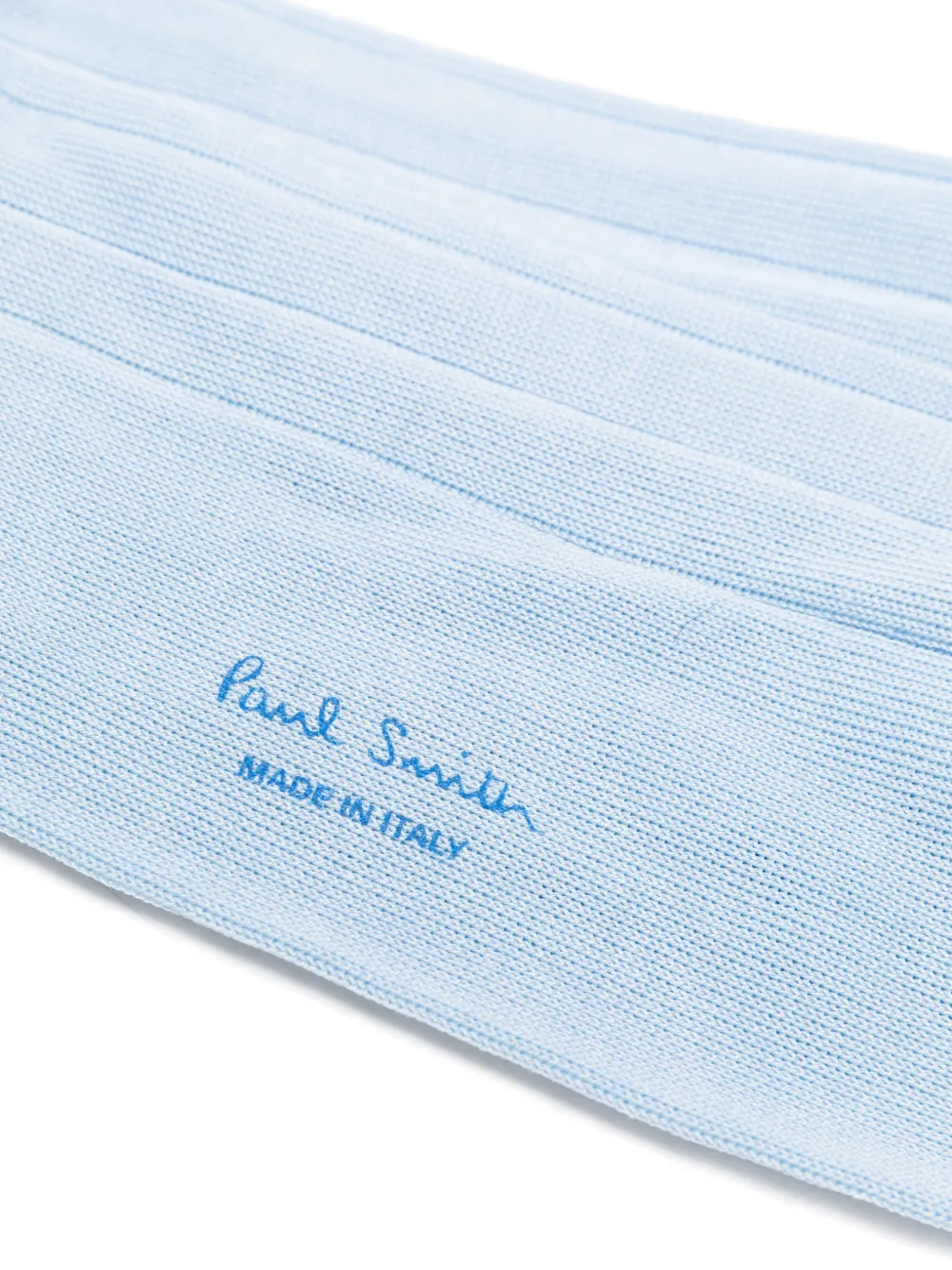 Paul Smith Ribgebreide sokken Blauw