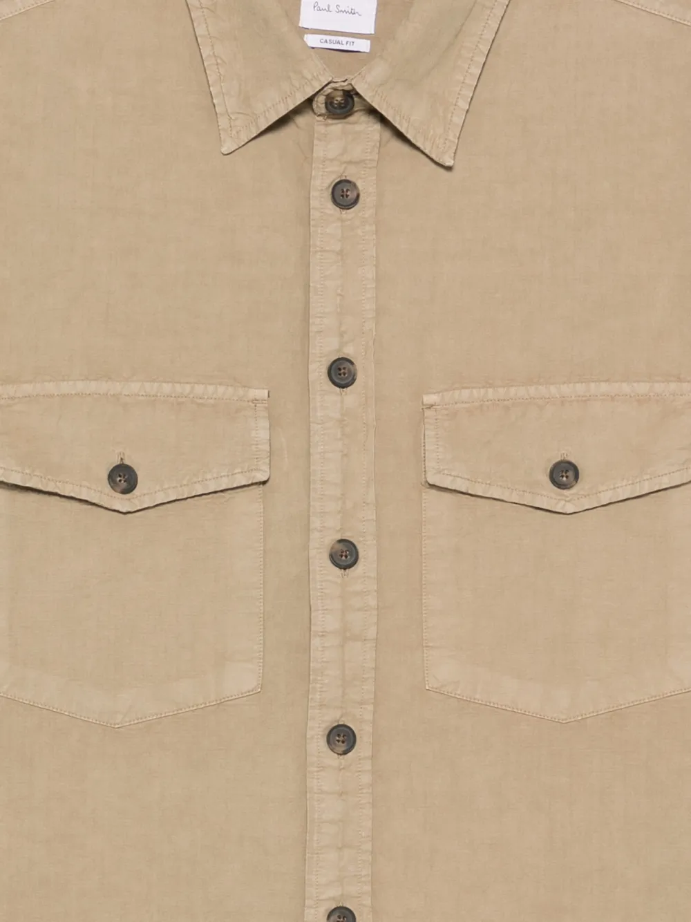 PS Paul Smith Overhemd met klepzak Beige