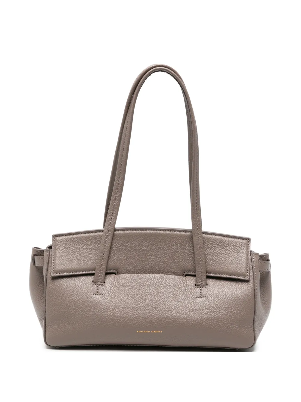 Liviana Conti grained leather shoulder bag