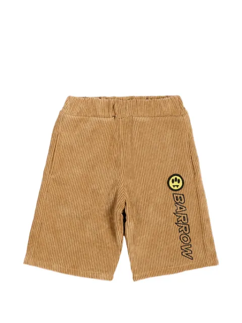 Barrow kids logo-print corduroy trousers