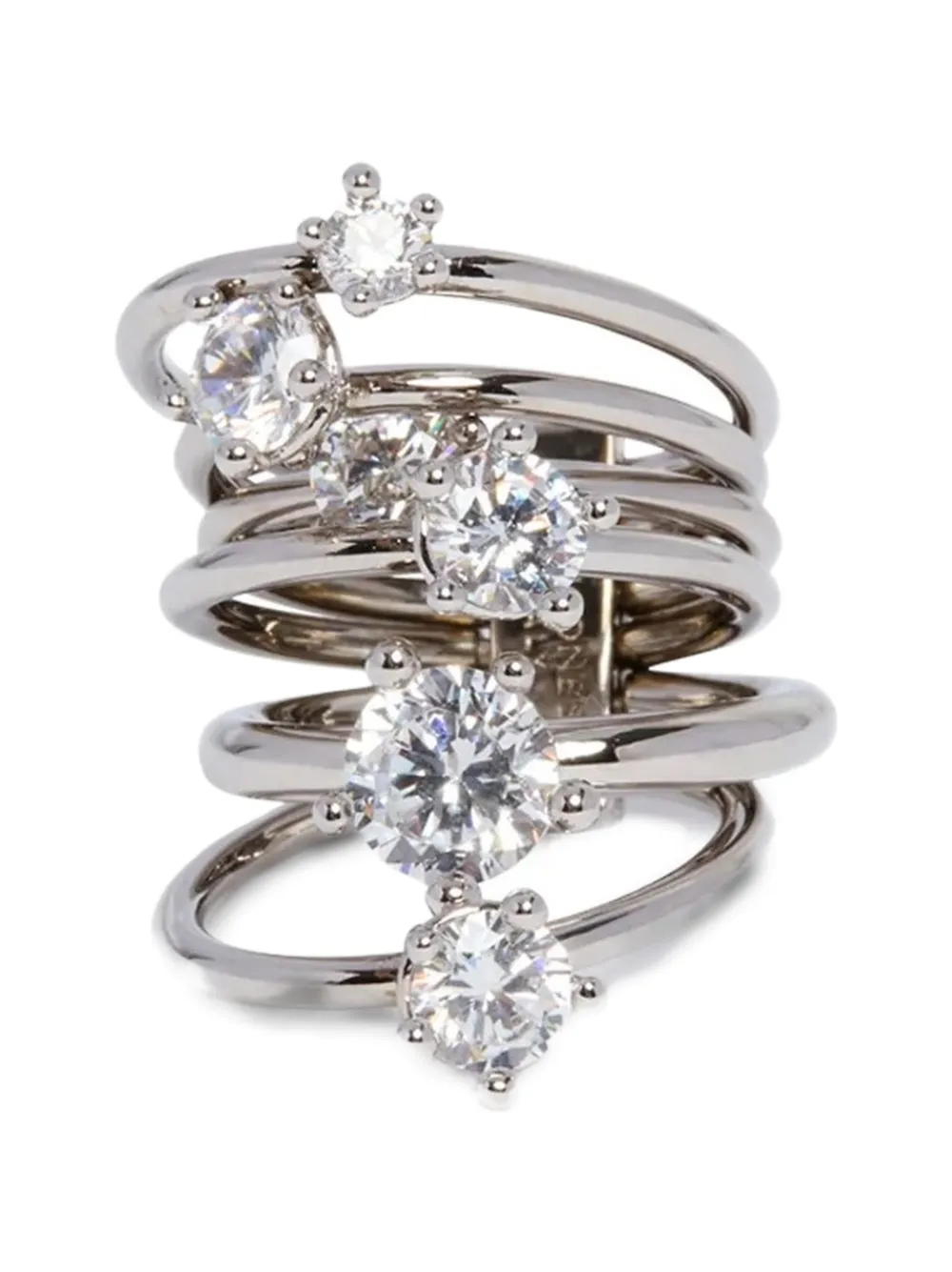 Panconesi Diamanti Orbit ring - Argento