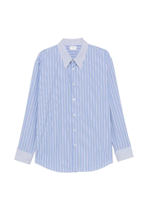 Saint Laurent striped long-sleeve shirt