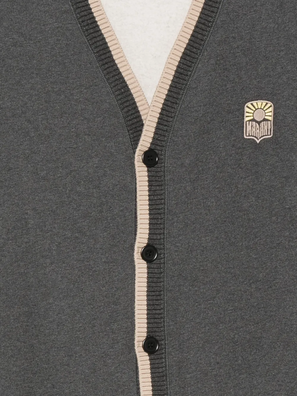MARANT Vest met logopatch Grijs