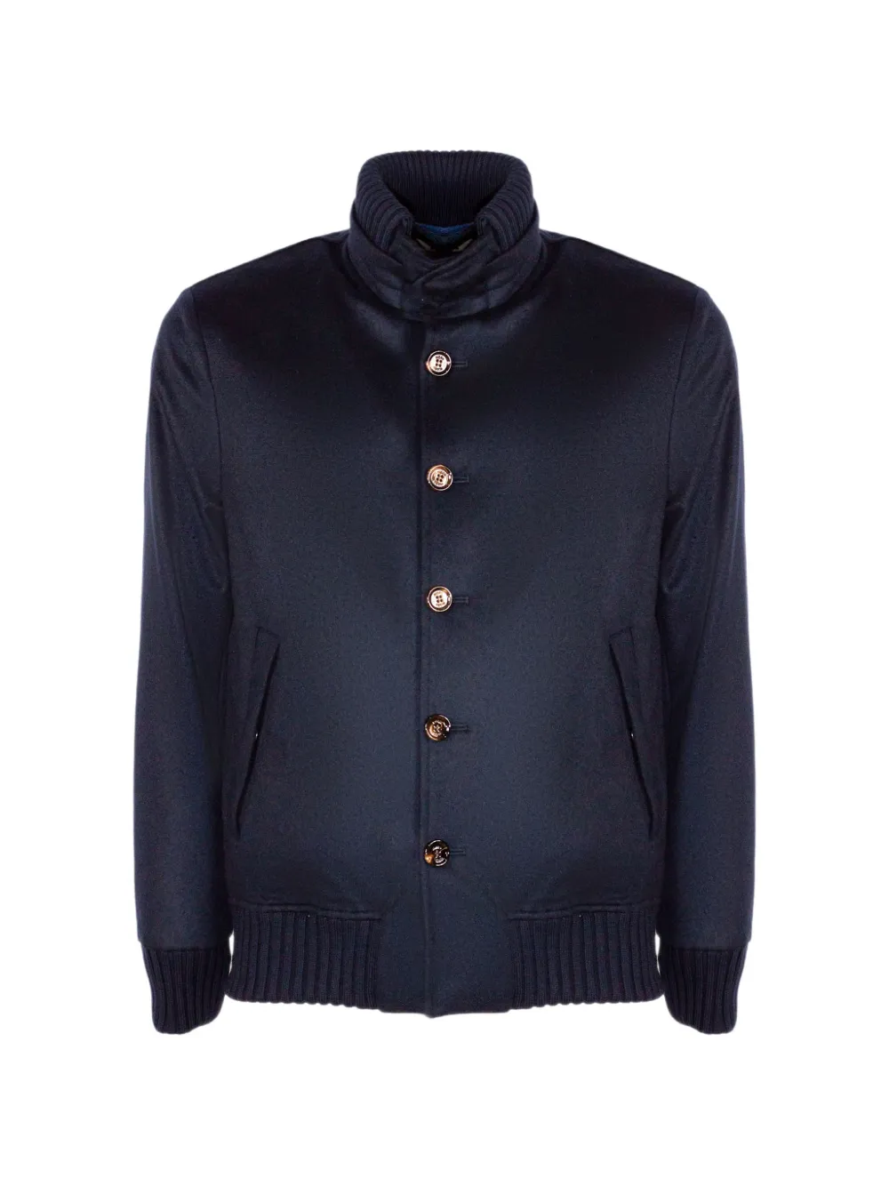 Kired cashmere bomber jacket - Blu