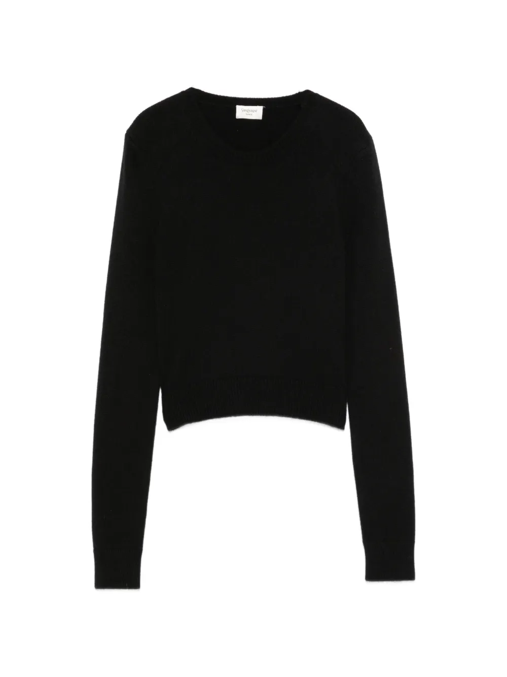 Saint Laurent crew-neck long-sleeve sweater - Schwarz