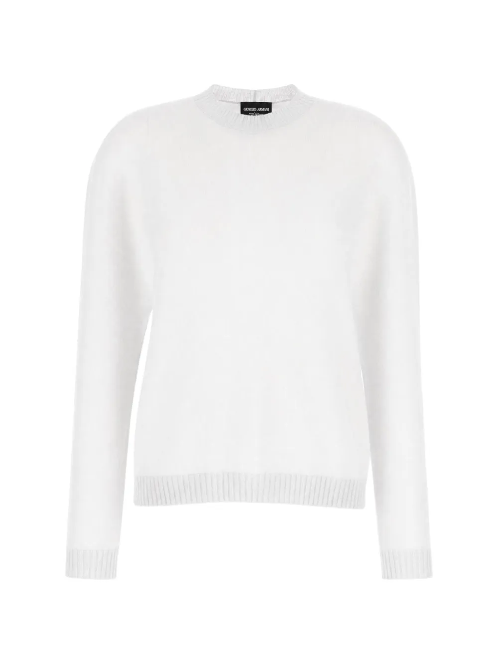 Giorgio Armani Long-sleeve Sweater In White