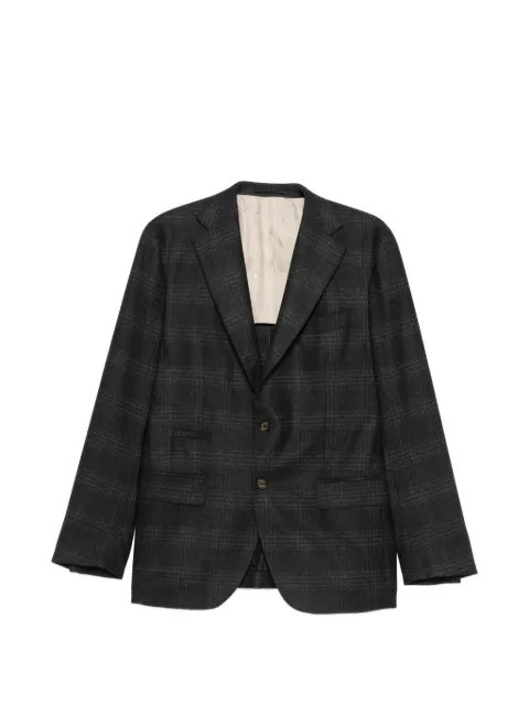 Eleventy check-pattern blazer