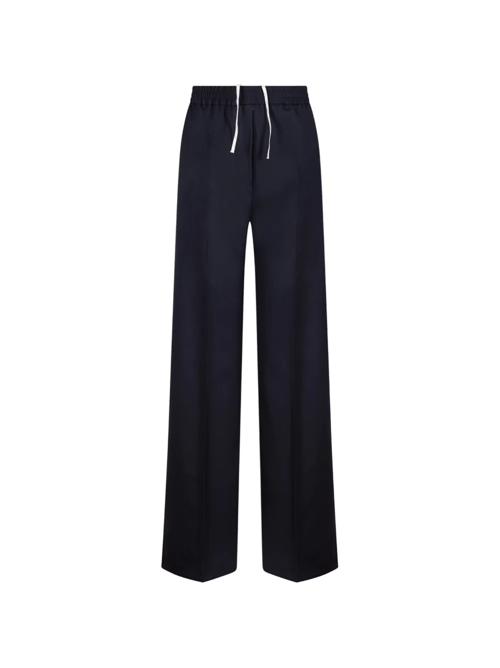 Weekend Max Mara drawstring-waist pressed-crease trousers