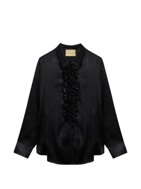 MOMONÌ Bilancia Bis ruffled shirt