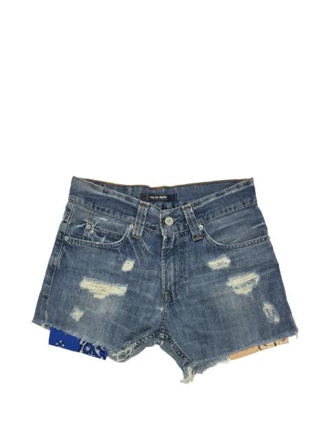 Htc Los Angeles distressed bandana-insert shorts