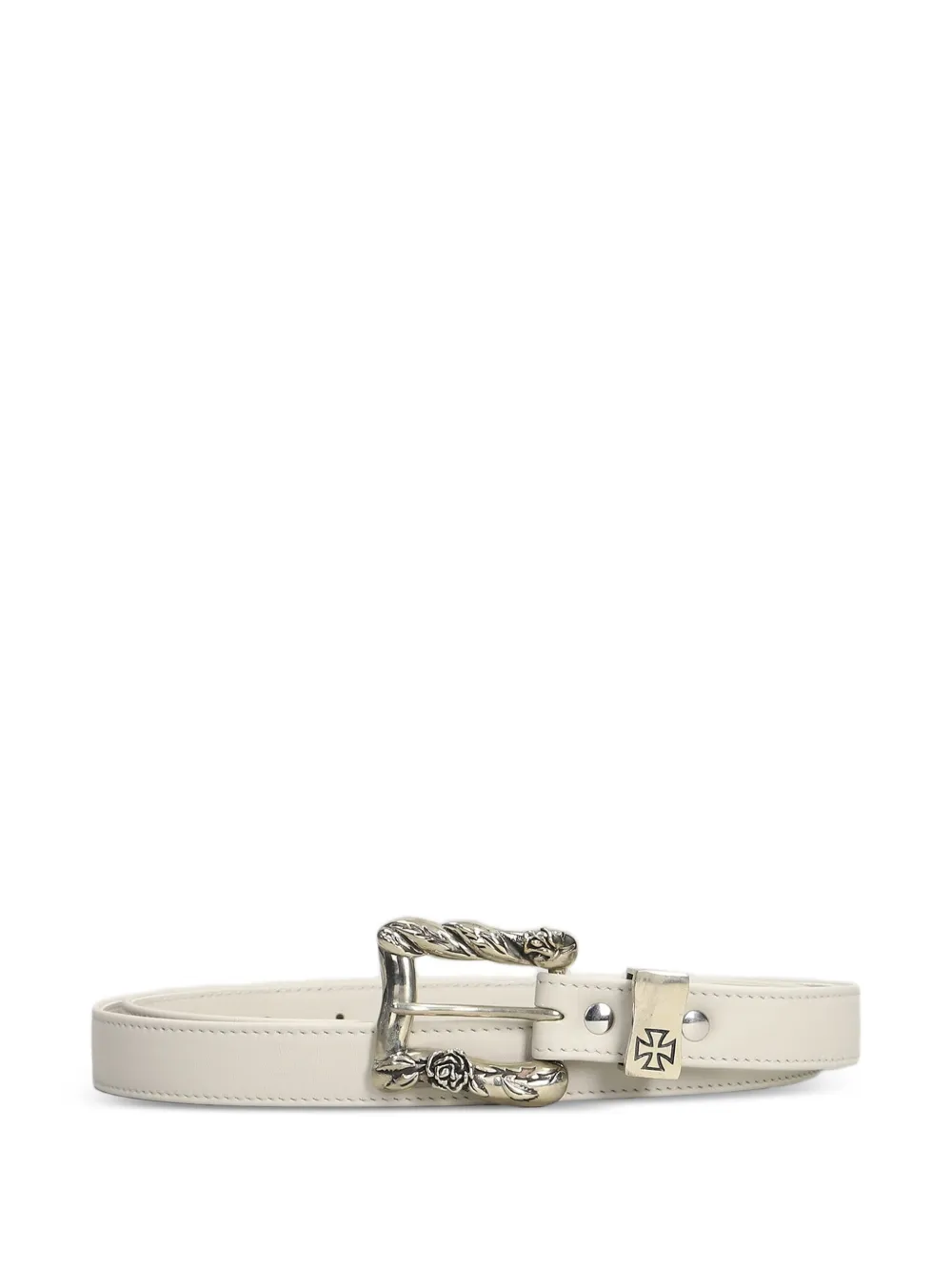 Enfants Riches Déprimés rose-buckle leather belt · 100