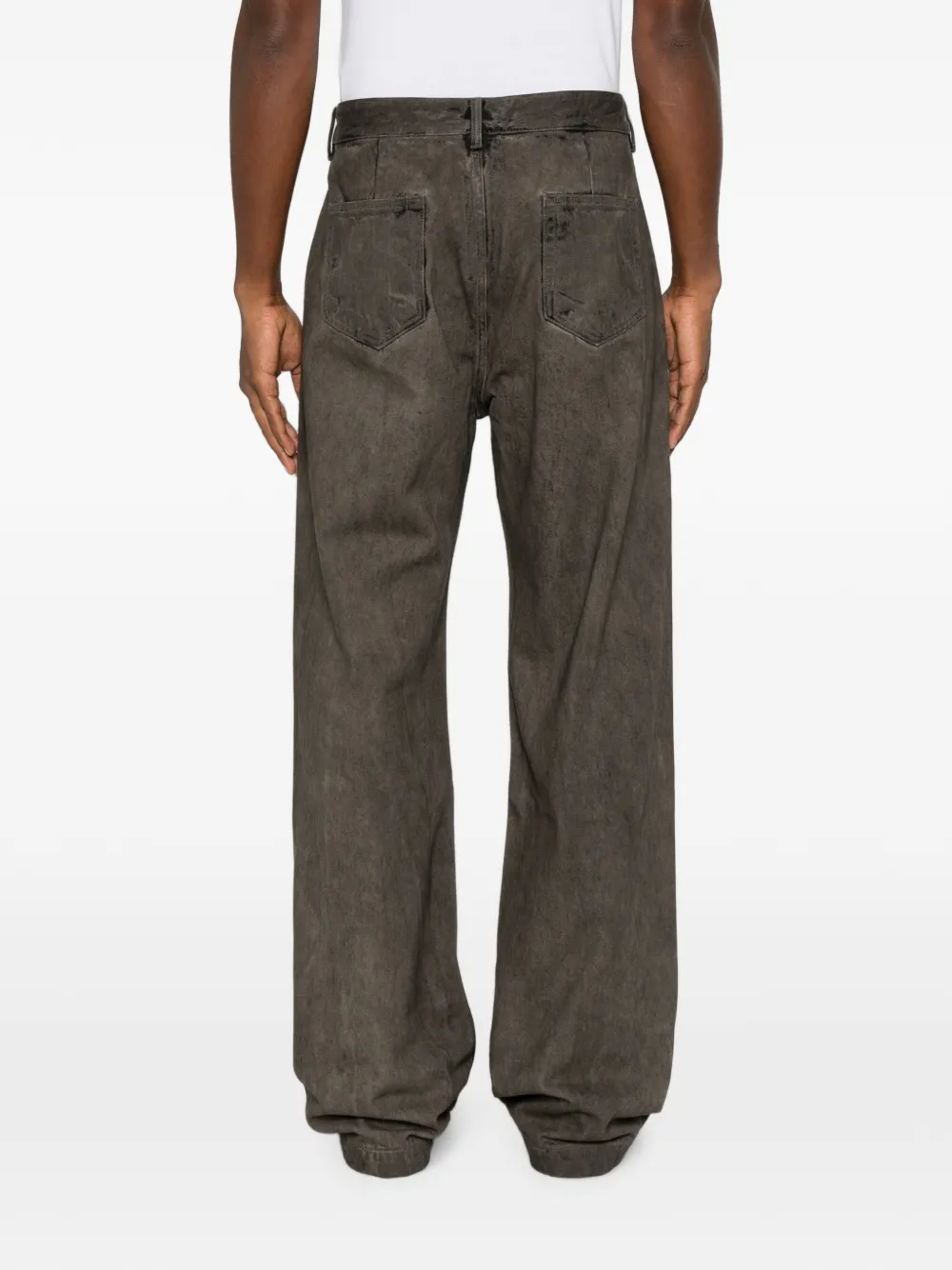 Rick Owens DRKSHDW Jeans met vervaagd effect Grijs