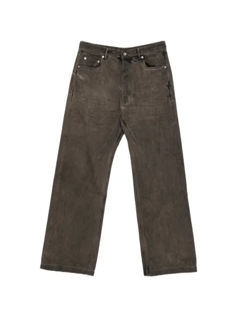 Rick Owens DRKSHDW faded whiskered jeans