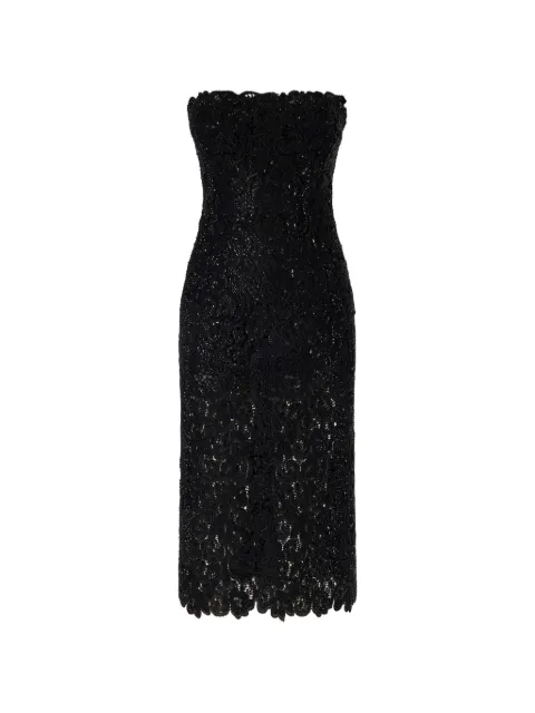 Ermanno Scervino vestido midi con detalles de cristal
