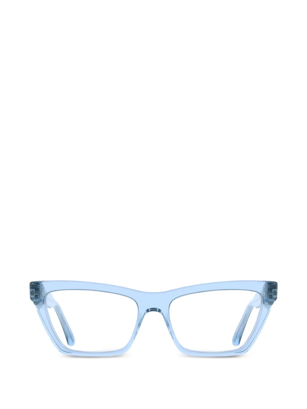 Ferragamo Eyewear Gancini transparent cat-eye glasses