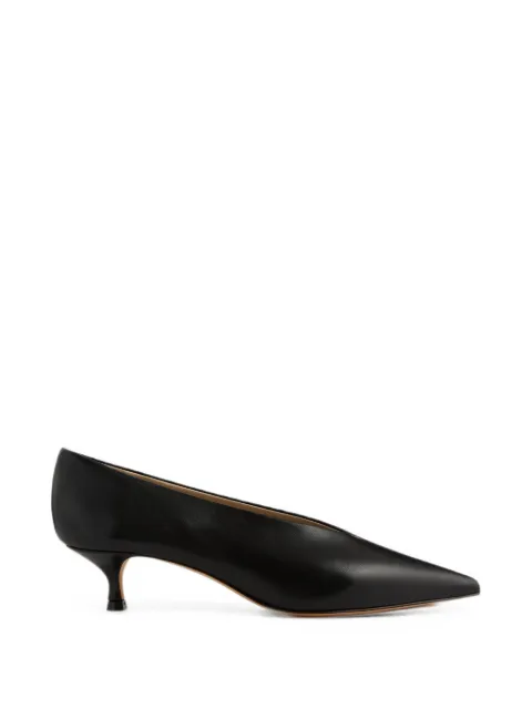 Le Monde Beryl escarpins Babouches en cuir à talon