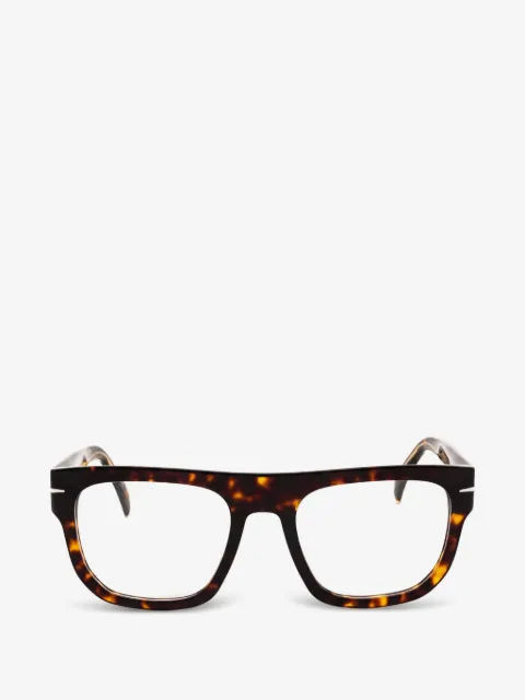 Eyewear by David Beckham lentes con armazón cuadrada estilo carey