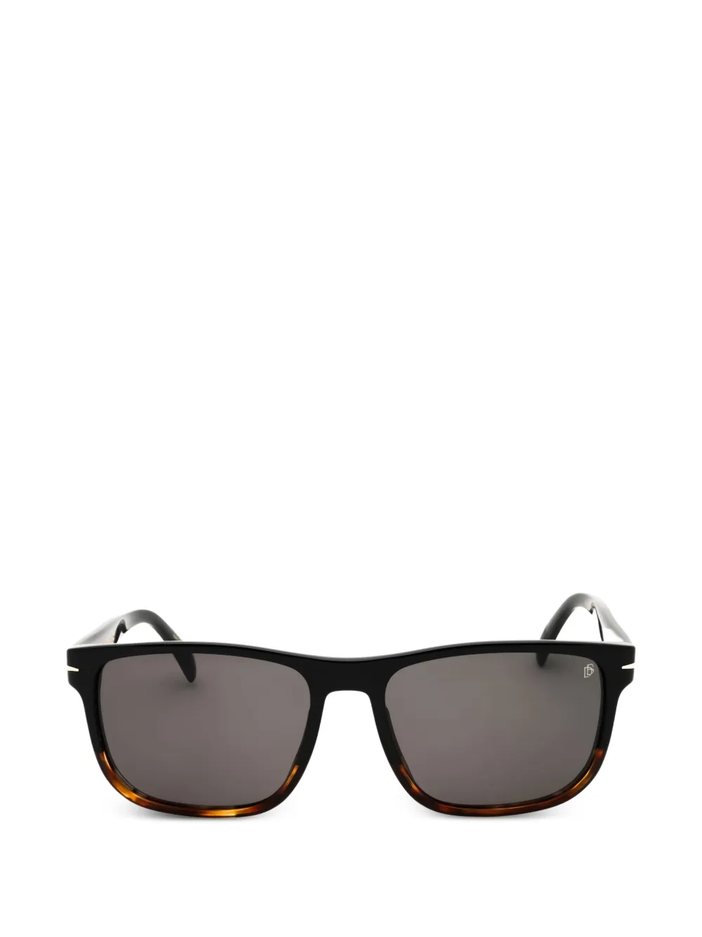 Eyewear by David Beckham rectangle-frame horn sunglasses - Nero