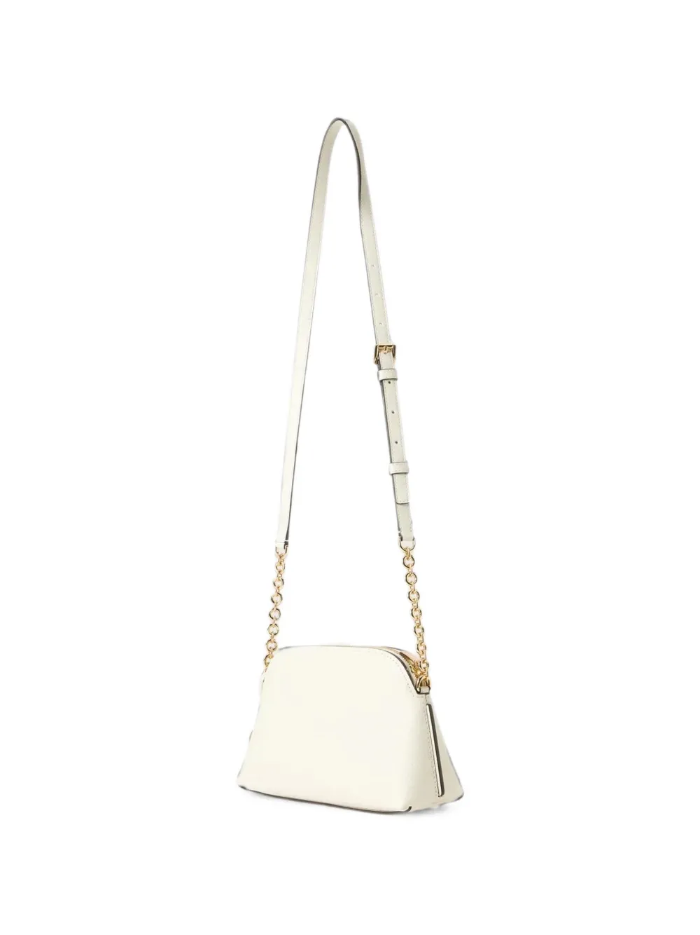 Michael Kors Koepelvormige schoudertas met schakelketting Wit